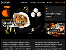 Tablet Screenshot of kashmir-restaurant.dk